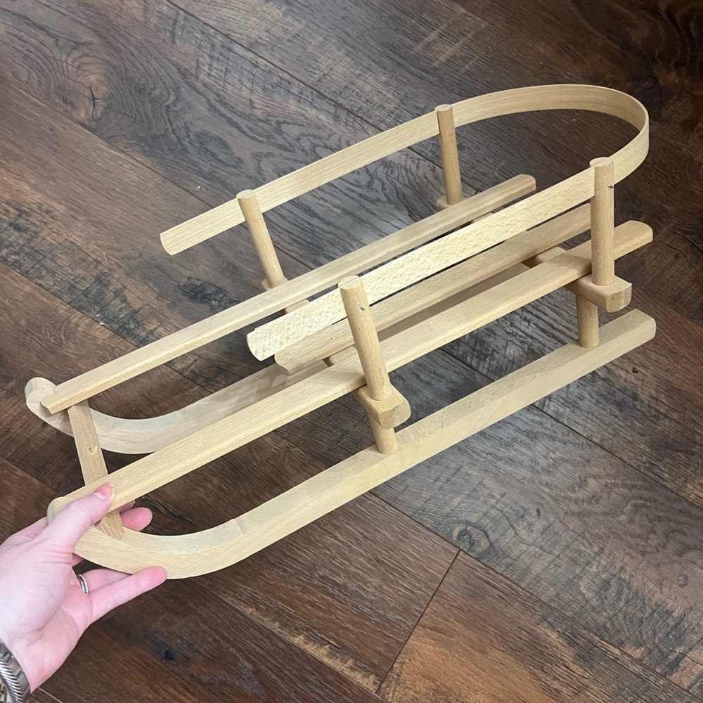 Wooden Christmas Sleigh